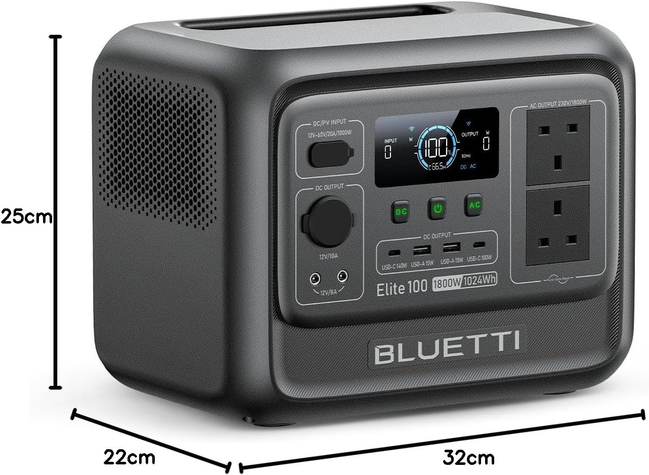 BLUETTI Elite 100 V2 Draagbaar Power Station