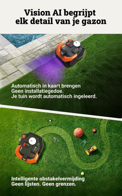 Worx Landroid Vision Cloud WR312E 2WD robotgrasmaaier