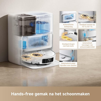 Mova P50Pro Ultra Robotstofzuiger met Flexibele Dweil