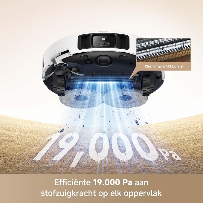 Mova P50Pro Ultra Robotstofzuiger met Flexibele Dweil