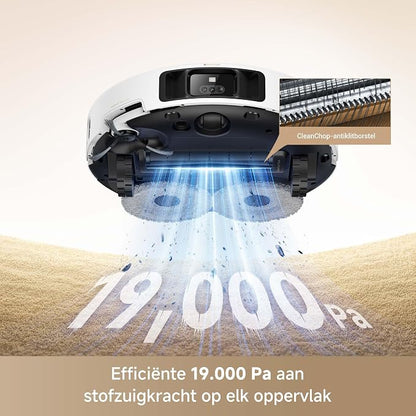 Mova P50Pro Ultra Robotstofzuiger met Flexibele Dweil