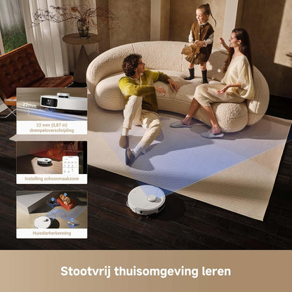 Mova P50Pro Ultra Robotstofzuiger met Flexibele Dweil