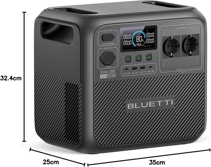 BLUETTI Elite 200 V2 Draagbaar Power Station