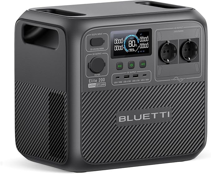 BLUETTI Elite 200 V2 Draagbaar Power Station